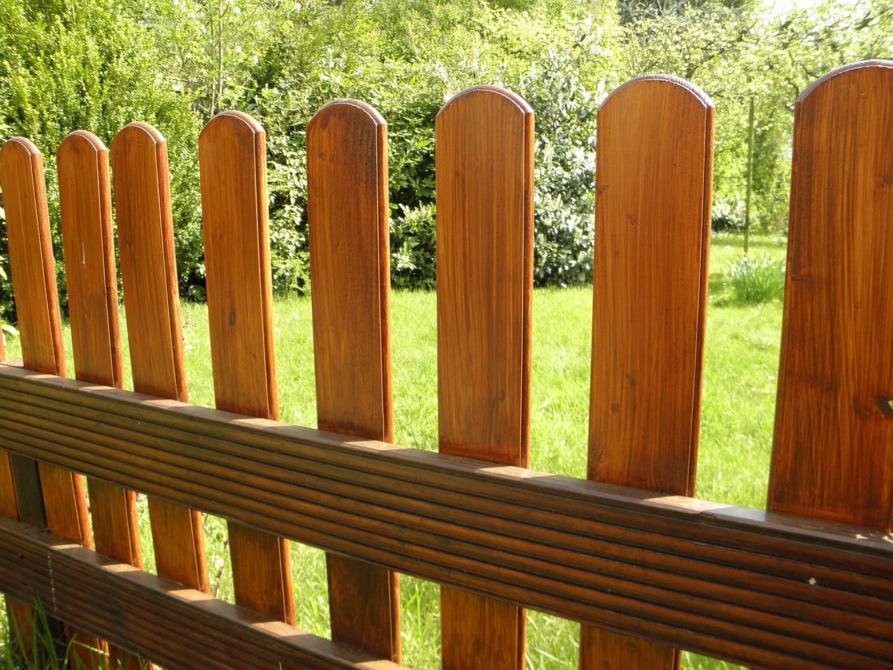 Beautiful completed fence installation