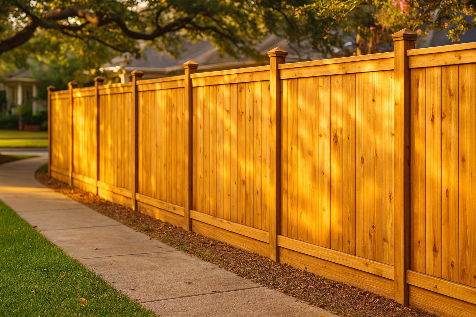 Beautiful fence installation with professional craftsmanship by Fox Gate Fence